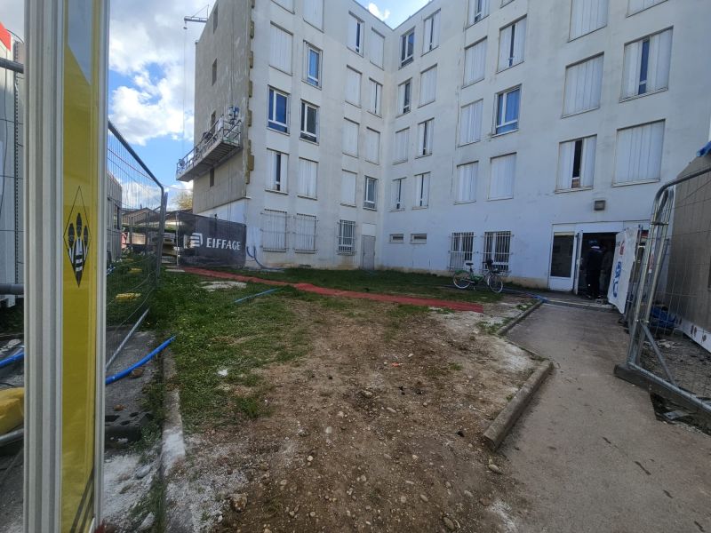 Chantier de gros œuvre MAVIS pour EIFFAGE Construction à Vénissieux (Lyon)